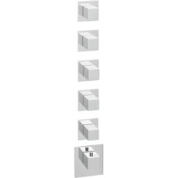 Herzbach Logic XL Herzbach Universal module thermostat Universal , 6 Universal tableau de bord carrés Universal chrome