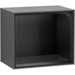 Villeroy und Boch Villeroy et Boch module d' Finion G590PDGK 41.8x35.6cm, station de charge, Emotion, étagère Black Matt, Anthracite matt