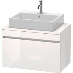 Duravit DuraStyle vasque match0 DS530203535 80 x 47,8 cm, chêne terra, pour console, coulissant 2000