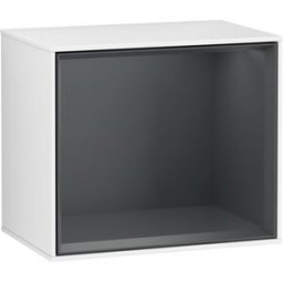 Villeroy und Boch Villeroy et Boch module d' Finion G590HGGF 41.8x35.6cm, station de charge, Emotion, étagère Midnight Blue , laqué blanc brillant