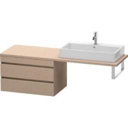 Duravit DuraStyle vasque DS533907575 80 x 54,8 cm, lin, pour console, 2 tiroirs