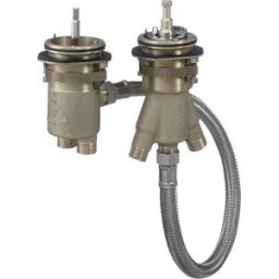 Hansgrohe base Axor 15486180 DN 15, pour mitigeur bain-marie à 2 trous avec thermostat