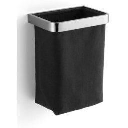 Giese GmbH Giese panier à serviettes invité 4050002 chromé , insert en tissu noir