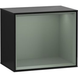 Villeroy und Boch Villeroy et Boch module d' Finion G590GMPH 41.8x35.6cm, station de charge, Emotion, étagère Olive Matt, Glossy Black Lacquer