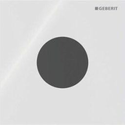 Commande de chasse d'eau pour urinoir Geberit Type 40 116024SI1 électronique, fonctionnement sur secteur, ronde, blanc