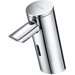 Mitigeur lavabo infrarouge Schell PURIS E2 002830699 avec bloc d'alimentation enfichable, HD-K, fonctionnement sur secteur, chromé