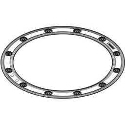 Joint de bride Geberit Insert de toit Pluvia. 242612001 25 L avec bride pour films plastiques