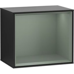 Villeroy und Boch Villeroy et Boch module d' Finion G590GMPD 41.8x35.6cm, station de charge, Emotion, étagère Olive Matt, Laque noire mate