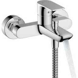 Hansgrohe Rebris E mitigeur de bain 72450000 apparent, 2 consommateurs, projection 182mm, chromé