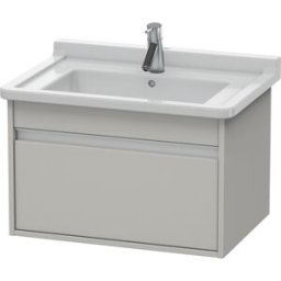 Ketho Duravit vasque KT666300707 65 x 45,5 cm, gris béton mat, 2000 , suspendu