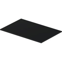 Duravit DuraSquare insert en verre 0099678400 77 x 38 cm, verre de sécurité, noir