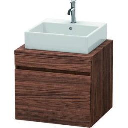 Duravit DuraStyle vasque match0 DS531002121 60 x 54,8 cm, noyer foncé, pour console, coulissant 2000