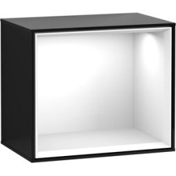 Villeroy und Boch Villeroy et Boch module Finion F580GFPH 41.8x35.6x27cm, étagère Glossy White , Glossy Black Lacquer