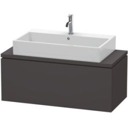 L-Cube Duravit vasque LC580408080 102 x 47,7 cm, graphite super mat, pour console, coulissant 2000