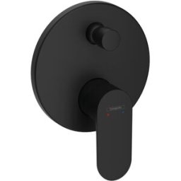 Hansgrohe Rebris S garniture set 72466670 mitigeur bain encastré, 2 Verbraucher , noir mat