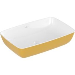 Villeroy und Boch Villeroy et Boch Artis vasque à poser 417258BCW9 58x38cm, sans plage de robinetterie, sans trop-plein, Indian Summer