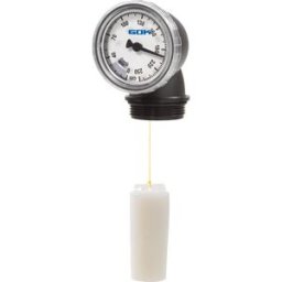 Indicateur de niveau GOK 1527600 pour réservoirs de fioul domestique et diesel AdBlue 0–250 cm filetage extérieur 1 1/2