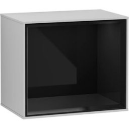 Villeroy und Boch Villeroy et Boch module d' Finion G590PHGJ 41.8x35.6cm, station de charge, Emotion, étagère Noir brillant, Gris clair mat