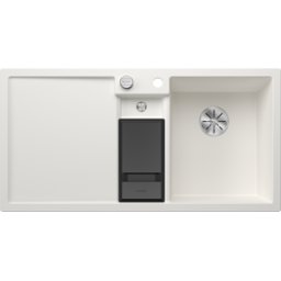 Blanco Collectis 6 S évier Silgranit 523348 100x51 cm, blanc, vasque à droite, avec télécommande de vidange / Accessoires