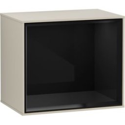 Villeroy und Boch Villeroy et Boch module d' Finion Villeroy et Boch FD10PHHH 41,8x35,6x27cm, étagère noir brillant, Sand Matt Lacquer
