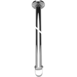 ASW série 1000 support plafond 103642 400 mm, d= 25mm, pour Tringle de rideau de douche , laiton chromé