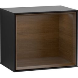 Villeroy und Boch Villeroy et Boch module d' Finion Villeroy et Boch FD10GNPD 41,8x35,6x27cm, étagère Walnut Veneer , laqué noir mat