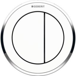 Geberit WC control Typ 10 116057KJ1 pneumatique, double chasse, Meuble salle de bain , plastique, blanc / chromé brillant