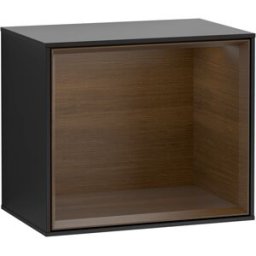 Villeroy und Boch Villeroy et Boch module d' Finion F590GNPD 41.8x35.6x27cm, station de charge, étagère Walnut Veneer , laqué noir mat