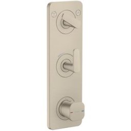 Hansgrohe module thermostat Axor Citterio C 49700820 sans structure, nickel brossé, encastré, avec plaque