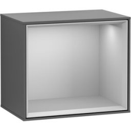 Villeroy und Boch Villeroy et Boch module d' Finion G580GJGK 41.8x35.6x27cm, Emotion, étagère gris clair, anthracite mat