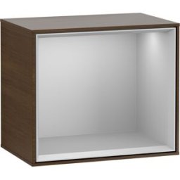 Villeroy und Boch Villeroy et Boch module d' Finion Villeroy et Boch FD10GJGN 41,8x35,6x27cm, étagère gris clair, placage noyer