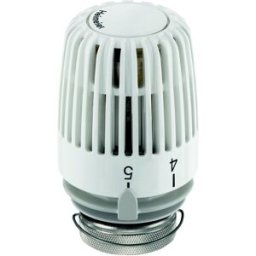 Heimeier tête thermostatique 6120 à 22,500 22 ° C, le blanc, la plage de décalage de la consigne / limitée