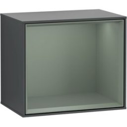 Villeroy und Boch Villeroy et Boch module d' Finion F590GMHG 41.8x35.6x27cm, station de charge, étagère Olive Matt, Midnight Blue Matt Lacquer