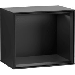 Villeroy und Boch Villeroy et Boch module d' Finion F580PDPD 41.8x35.6x27cm, étagère noir mat, laqué noir mat