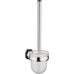 Dornbracht Madison WC - garniture de toilette 83900361-00 modèle mural, insert en verre verre cristal, mat, chromé