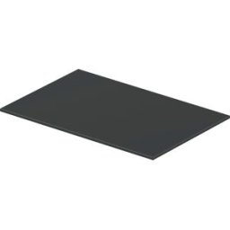 Duravit DuraSquare insert en verre 0099708700 116,4 x 38 cm, verre de sécurité, gris flanelle