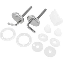 Ideal Standard IS charnière de rechange NOBLESSE pour abattant WC placage bois véritable, hêtre/inox
