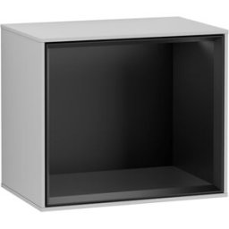 Villeroy und Boch Villeroy et Boch module d' Finion G590PDGJ 41.8x35.6cm, station de charge, Emotion, étagère Noir mat, Gris clair mat