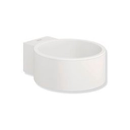 Hewi System 900 support de System 900 Hewi 900.00.00060AS Halter Inox peint par poudrage blanc foncé mat, insert blanc mat