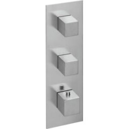 Herzbach Logic XL Herzbach Universal module thermostat Universal , tableau de bord carré, Inox brossé