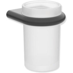 Verre à vin Hewi Série 480 480.04.00060DC avec support, revêtement par poudre, noir mat