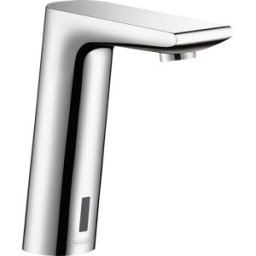 Hansgrohe Metris S électronique raccord 31101000 fonctionnement sur batterie 6V, la température peut être préréglée