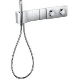 Hansgrohe Axor Edge kit d'installation prêt à l'emploi 46711000 module thermostatique encastré, 3 consommateurs, taille diamant, chromé