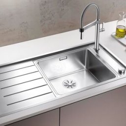 Blanco Andano xl 6 s-if évier 522999 100 x 50 cm, Inox soie, droite, télécommande de vidange avec commande rotative