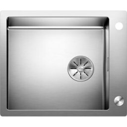 Blanco CLARON XL60-IF DampfgarPlus évier 521641 56x48cm, Inox , télécommande de vidange PushControl