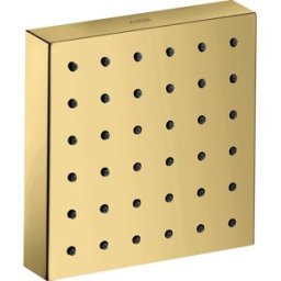 Hansgrohe Axor Starck set de finition 28491990 module de douche à encastrer, 120x120mm, optique or poli
