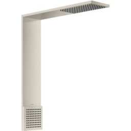 Hansgrohe module de douche ShowerComposition 12593800 250x250mm, montage mural, 1jet, avec douchette d'épaule, aspect inox