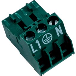 Prise Wolf 3 broches RAST 5 274741899 en VERT MOUSSE L/PE/N