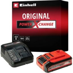 Einhell 4512159 Power X-Change PXC Starter Kit Batterie pour outil et chargeur 18 V 4000 mAh Li-Ion