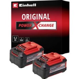 Einhell 4511526 Power X-Change Akku 2x 18V 5,2Ah PXC-Twinpack Batterie pour outil 18 V 5.2 Ah Li-Ion